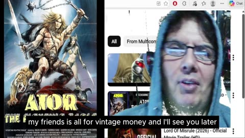 Vintage Monday Ator the fighting eagle (1982) -TRAILER REACTION/REACCION