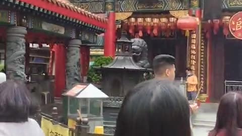 Temple Journey Seeking Peace and Blessings