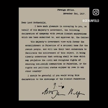 They told you Israel was created for the Jewish people think again.