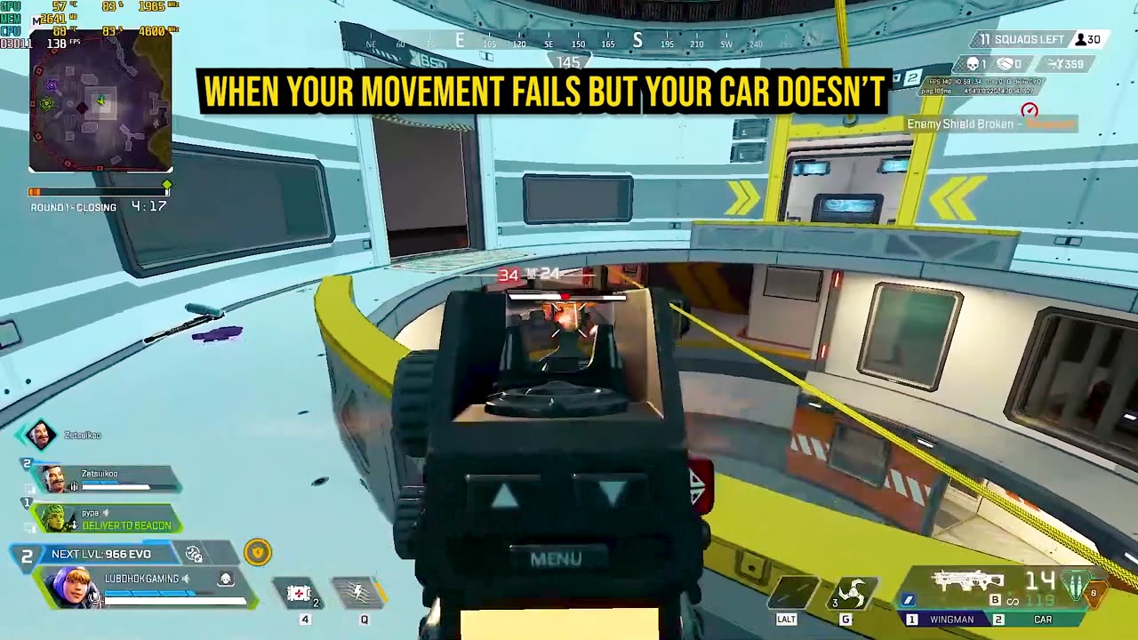 Movement Failed, Aim Didn’t 💪 | Apex Legends Broken Moon Squad Wipe