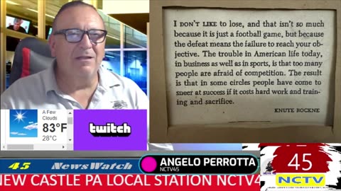NCTV45 NEWSWATCH MORNING THUR JAN 1 2026 WITH ANGELO PERROTTA