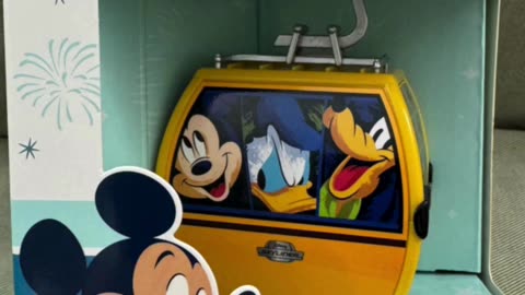 Walt Disney World Skyliner Gondola Mickey Mouse Donald Duck and Goofy Model #shorts