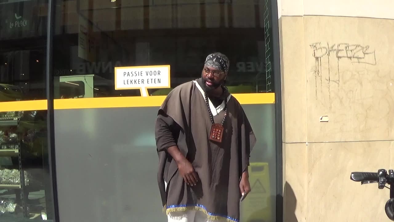 Part 2 Hebrew Israelites Street Teaching 24-8-2025 The Hague (Netherlands) Revelation 14