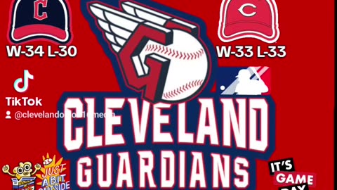 Cleveland Guardians vs Cincinnati Reds In the Battle of Ohio MLB Baseball Game