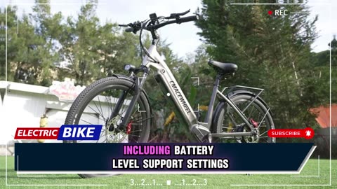CMACEWHEEL L26 Electric Bike 48V 17Ah Battery 26" Ebike 7 Speed Electric Bike