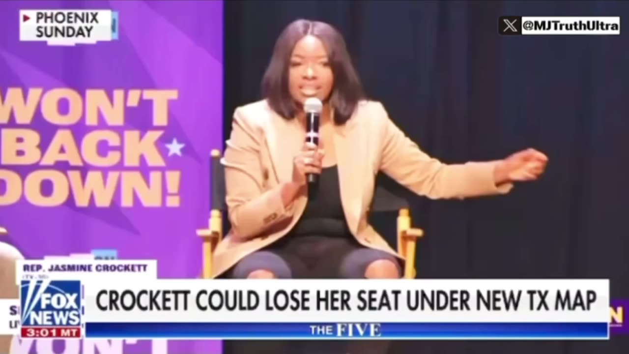 Jasmine Crockett is at HIGH RISK of losing her seat