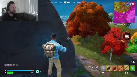 Playing fortnite