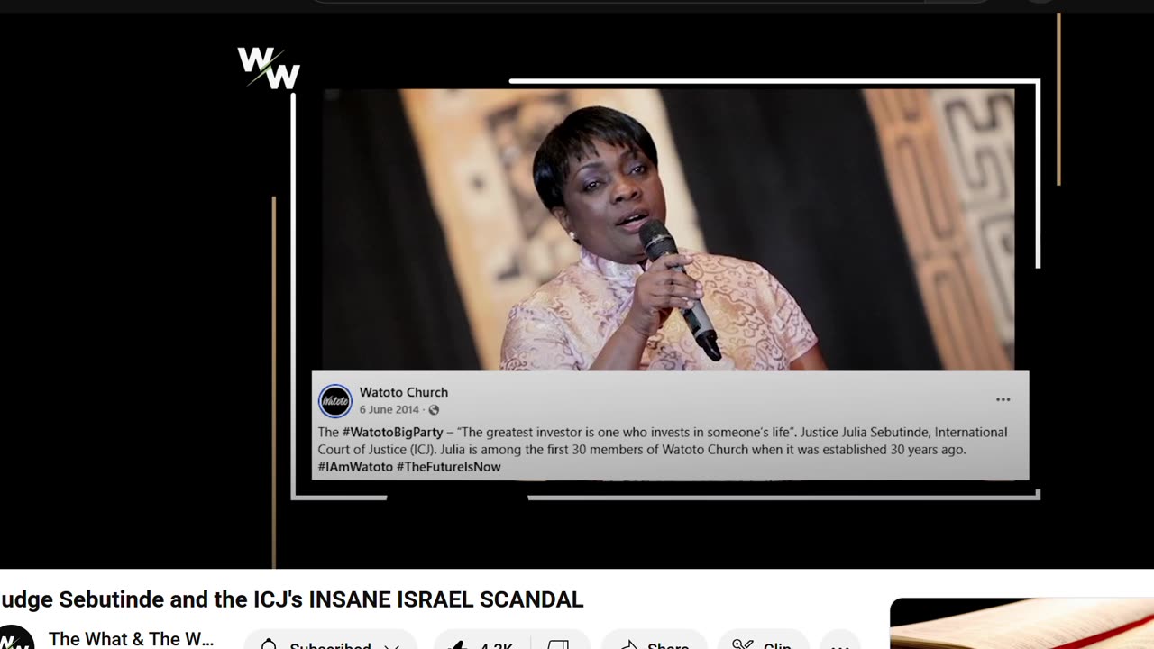 ICJ Judge Julia Sebutinde