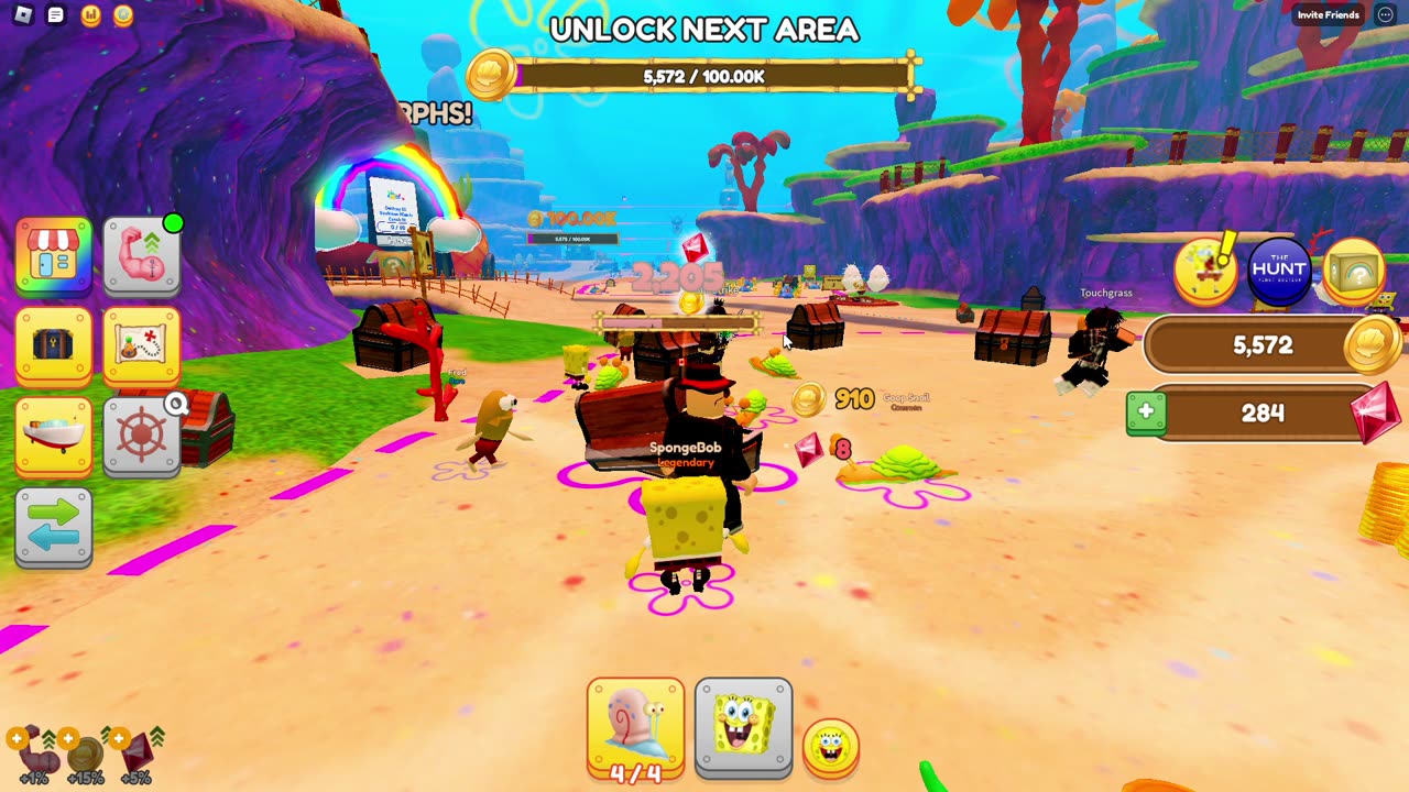 Roblox the hunt spongebob