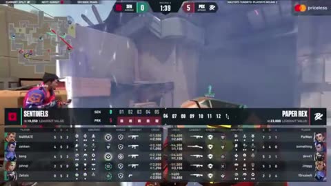 PRX vs. SEN — VALORANT Masters Toronto — PLAYOFFS - Map 01