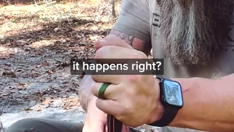 Shaving Tinder with a Bushcraft Knife