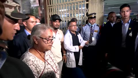 Nepal's interim PM visits injured protesters in hospital