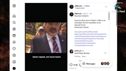 Guerrino Bosi "Russia is fighting the Khazarian mafia".