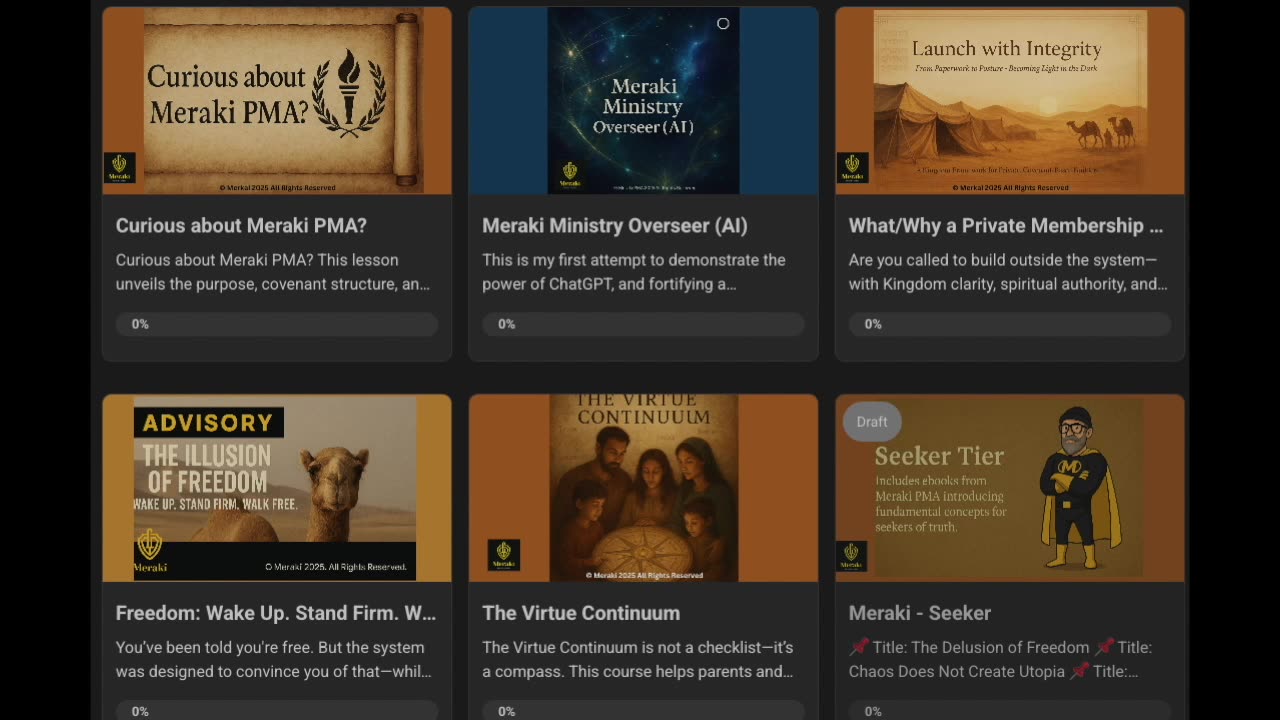 Meraki Private Membership Association