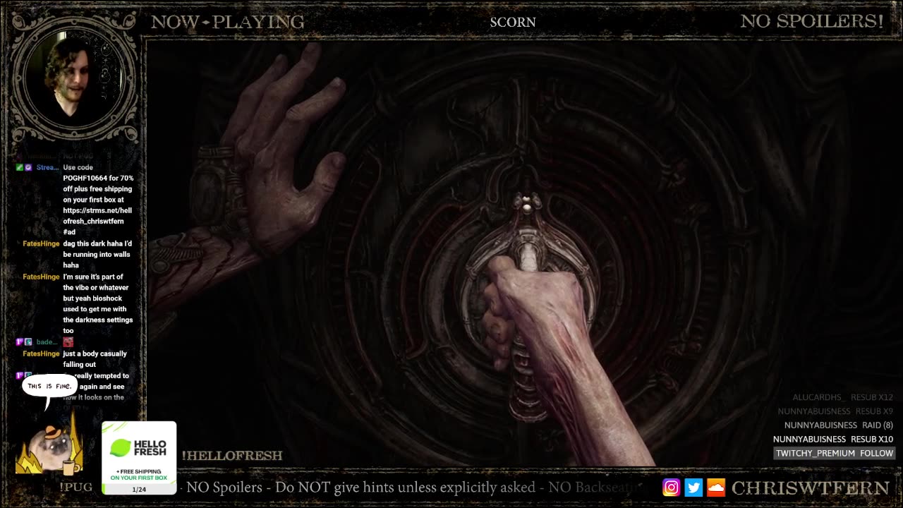 ♡ Sponsored Strim! ♡ SCORN is technically a cooking game because it contains ＂corn＂ 🌽 !hellofresh