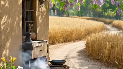 Village Morning Vibes 🌾 | A Peaceful Rural Life Scene