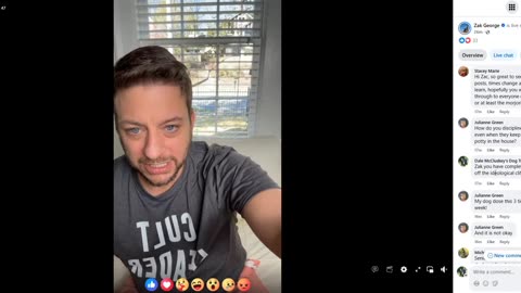 Zak George - Caught in the Headlights via his Livestream