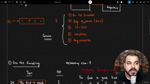 47.13 Bag of Words Intuition Krish Naik ML