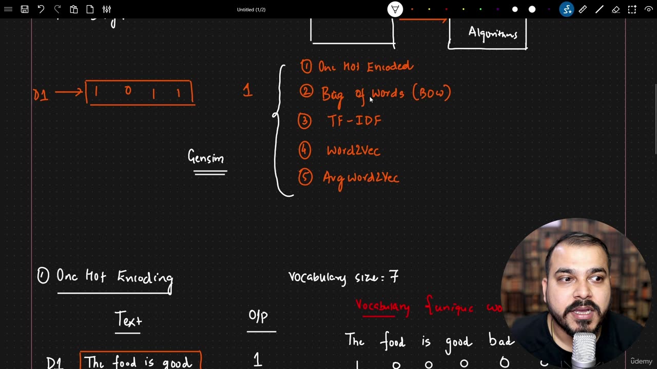 47.13 Bag of Words Intuition Krish Naik ML
