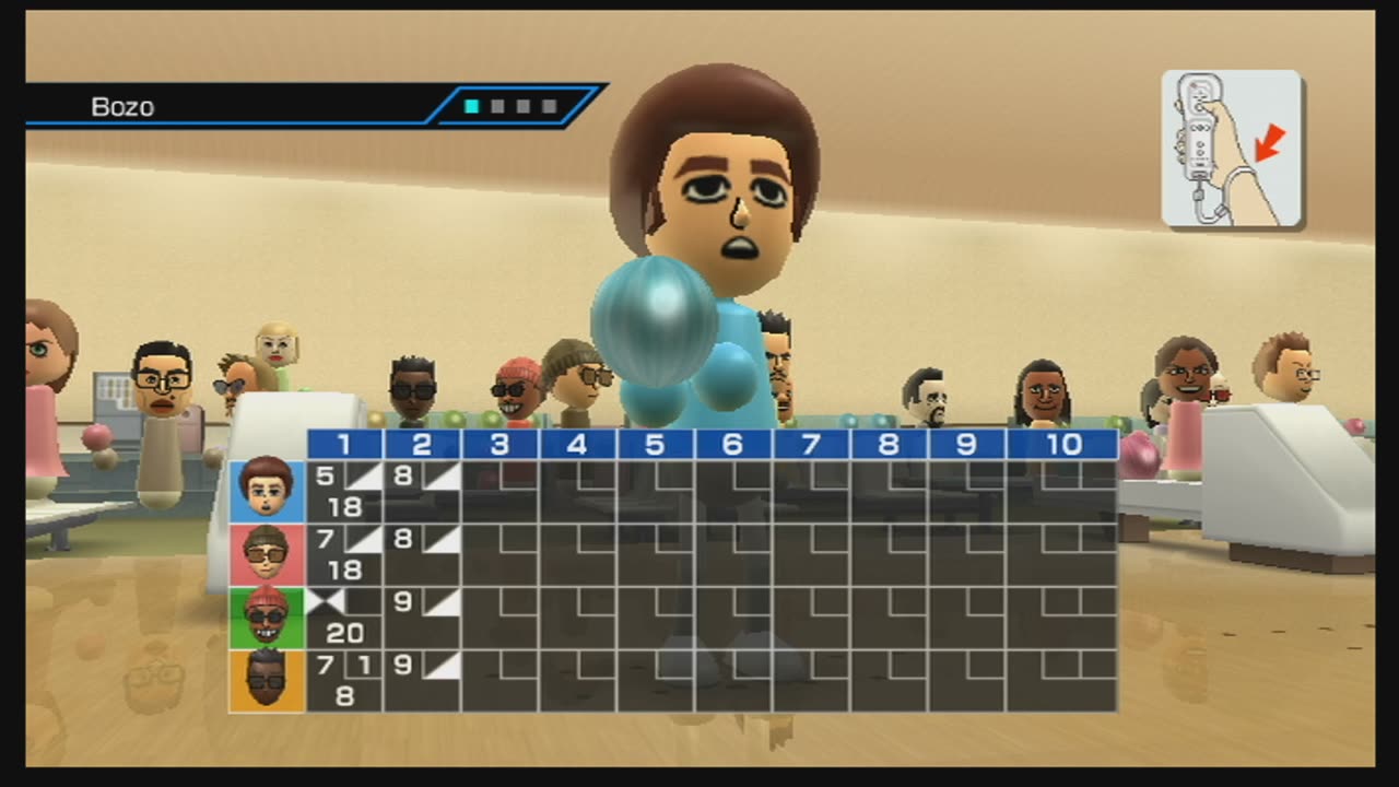 Wii Sports Bowling Game74 Part1