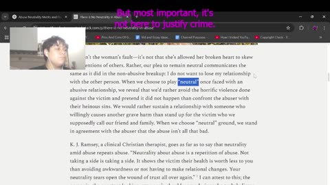 The nuanced look of: "Neutrality repeats abuse" part 1 and its complexities