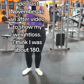 An amazing weight loss