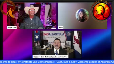 Capt Kyle & Kelly Round Table w Australia Partys leader LTC Riccardo Bosi! - 3-21-25