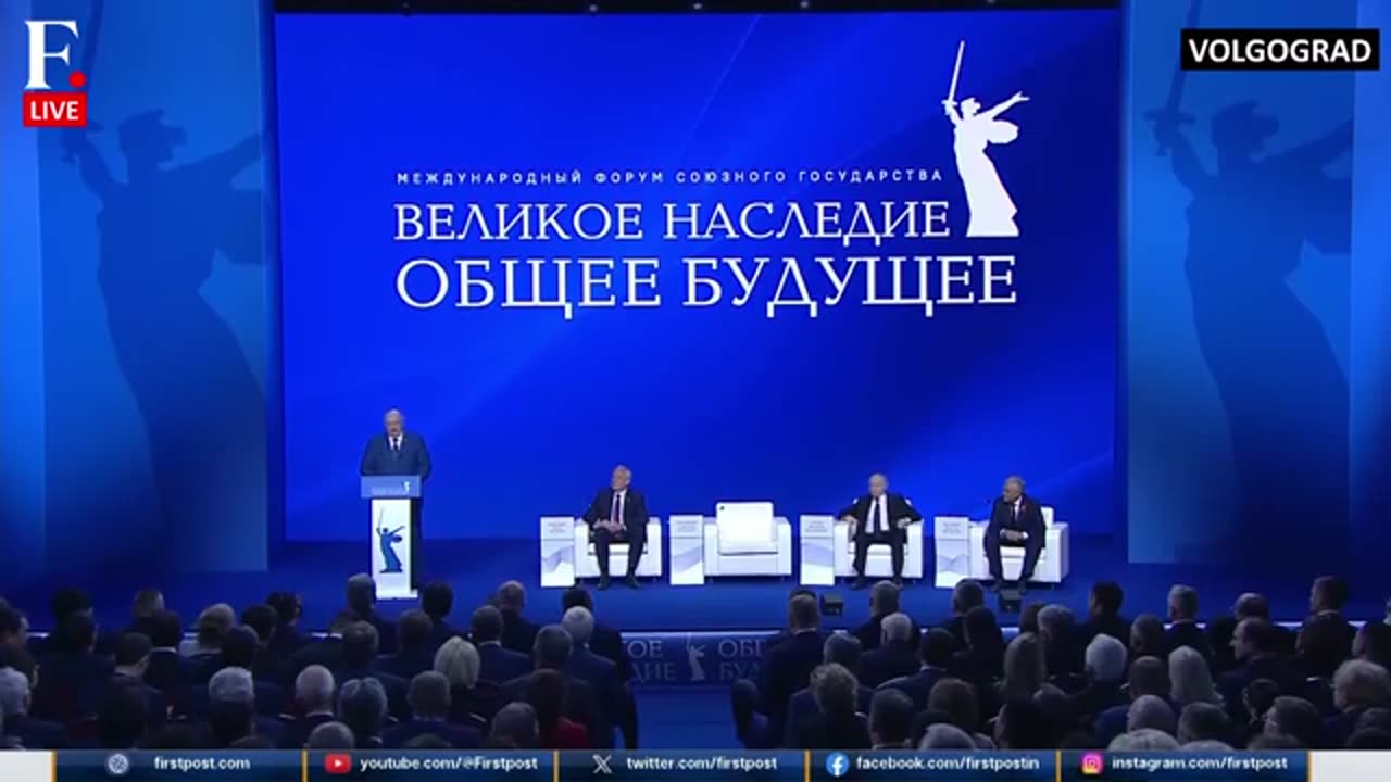 Putin Meets Lukashenko LIVE: Russian President Hosts Belarusian President Lukashenko in Volgograd