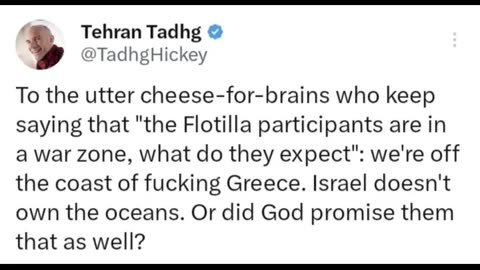 Flotilla Humor sad funny but serious