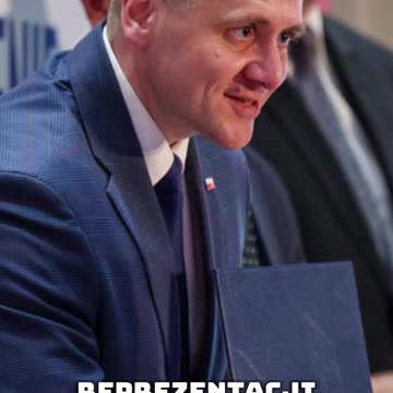 Kotecki odczytuje życzenia dla polskich sportowców niesłyszących od Karola Nawrockiego