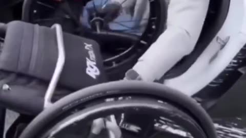 Custom Porsche GT4 RS made for a disabled driver