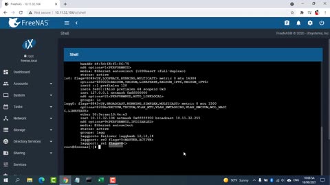 How to connect 2 LAN cables at the same time on FreeNAS