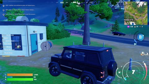 Playing Some Fortnite During the Superman Crossover