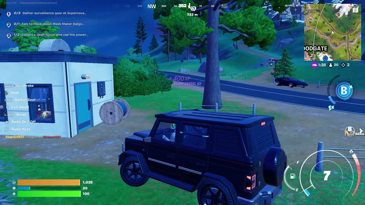 Playing Some Fortnite During the Superman Crossover