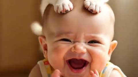 Puppy Hat Alert! Baby's Hilarious Reaction to His New Friend