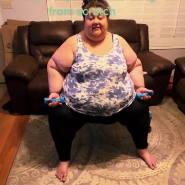 Her consistency for weight loss is admirable