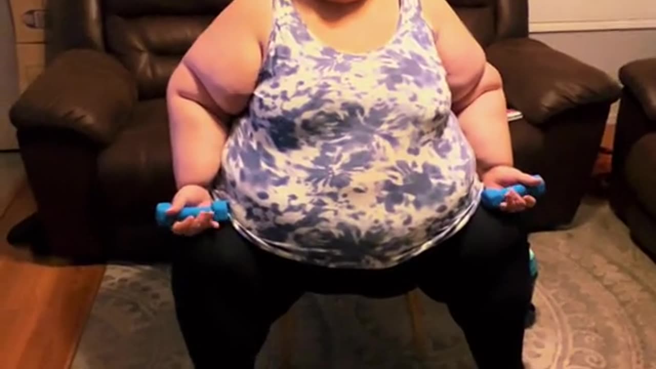 Her consistency for weight loss is admirable