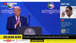 Trump says U.S. will lift sanctions on Syria to give the country "a chance at greatness."