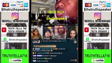 BIG CHI SOLO LIVE THEN JOINS CRAZY TEAM PK WITH PYT, TRAP CECE, TASTYMOCHA & DAREALSUPABIHH