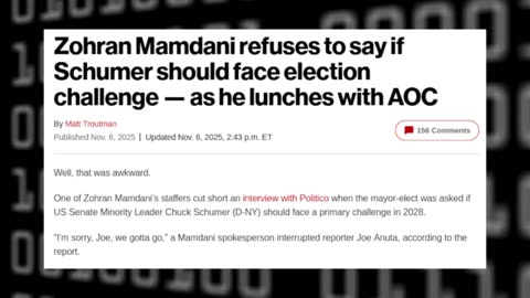 Mandami Wont Say If AOC Should Run Against Chuck Schumer for Senate