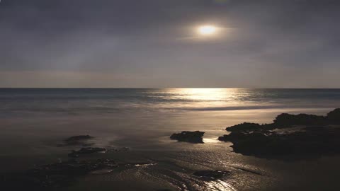 Night Beach Ambience.