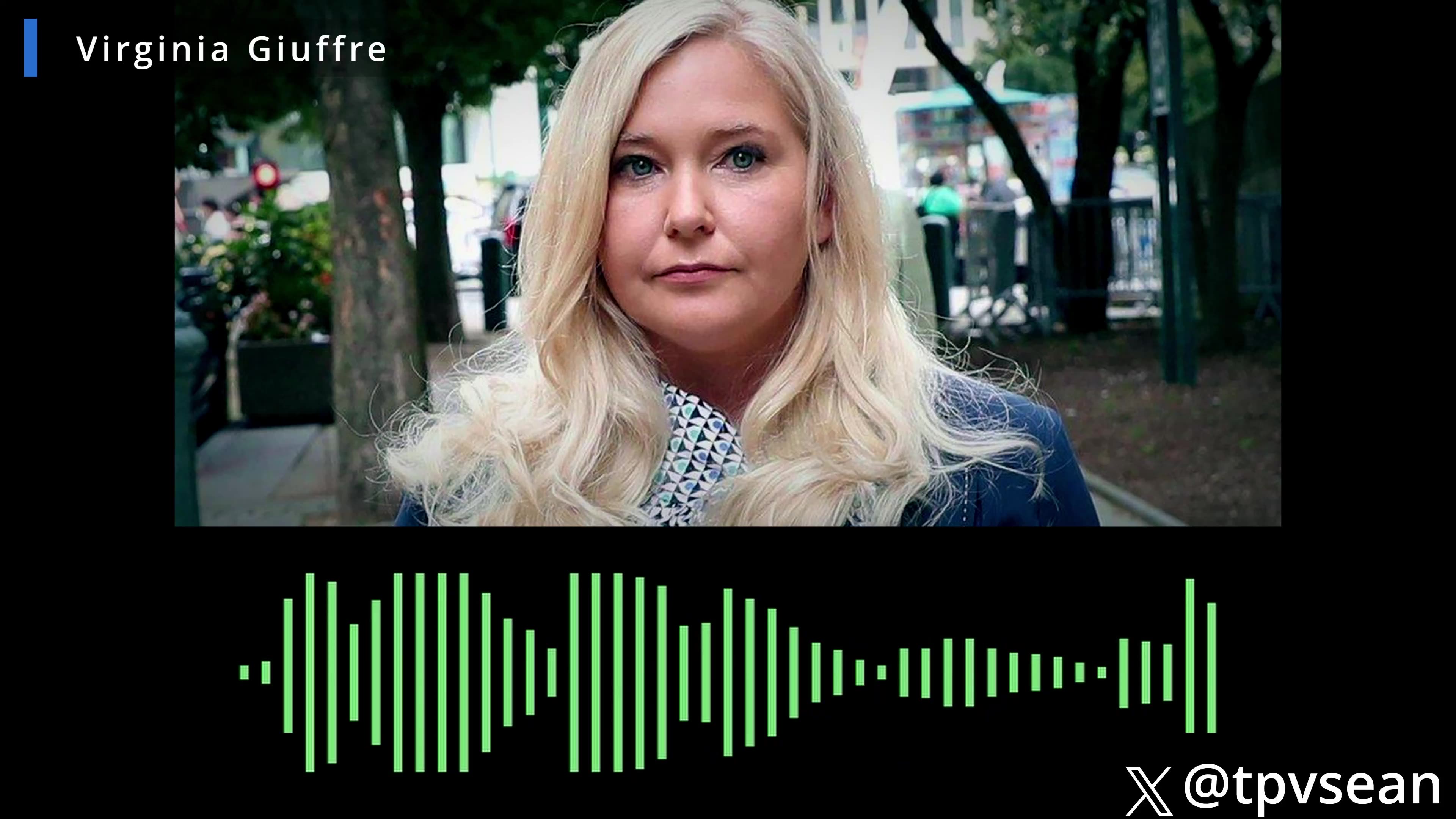 Virginia Guiffres Final Video: Hillary Clinton Helped Jeffrey Epstein Fake ...