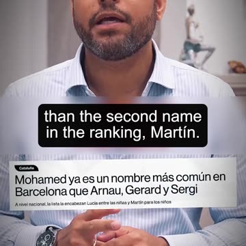 'Mohamed', en todas sus variantes fue el nombre más puesto en niños en 2024 en Cataluña