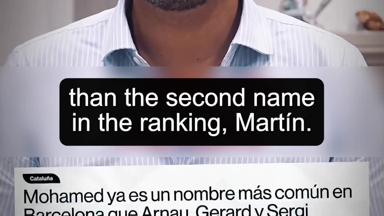 'Mohamed', en todas sus variantes fue el nombre más puesto en niños en 2024 en Cataluña