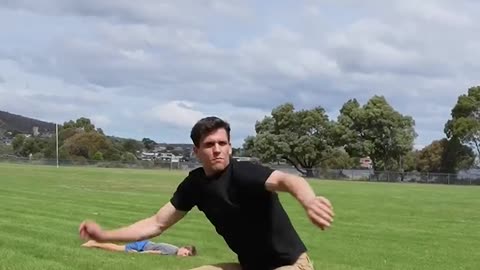 Protect children 😂 (Girl kicks bottle meme)