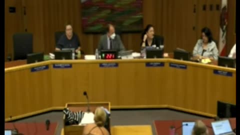 Parents' Rights Activist Strips During Davis School Board Meeting 