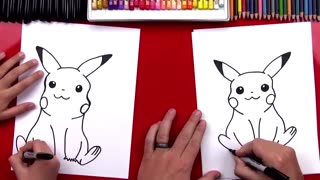 Amazing: How To Draw Pikachu (with color)