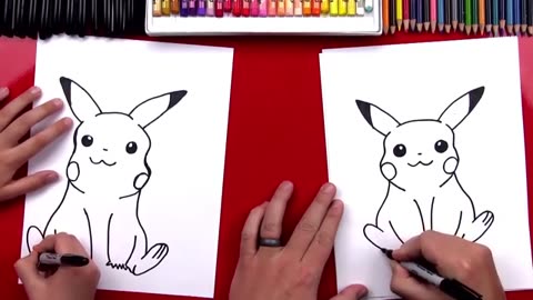 Amazing: How To Draw Pikachu (with color)