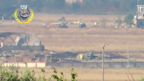 Syrian War Menagh Airbase Aleppo Konkurs ATGM vs T-62 ( rebel Al-Fatah Brigade) 2013.06.23