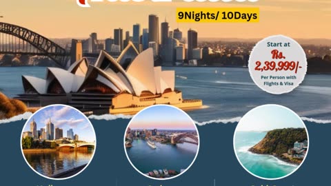 AUSTRALIA TOUR PACKAGE FROM FLIPTRIP HOLIDAYS